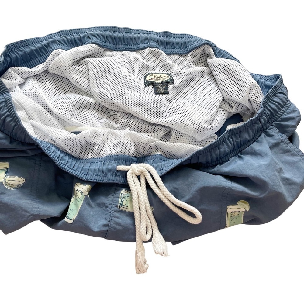 Tommy Bahama Men’s Swim Trunk Shorts Lined Drawstring HulaGirl Cocktails Sz XL - Picture 5 of 7